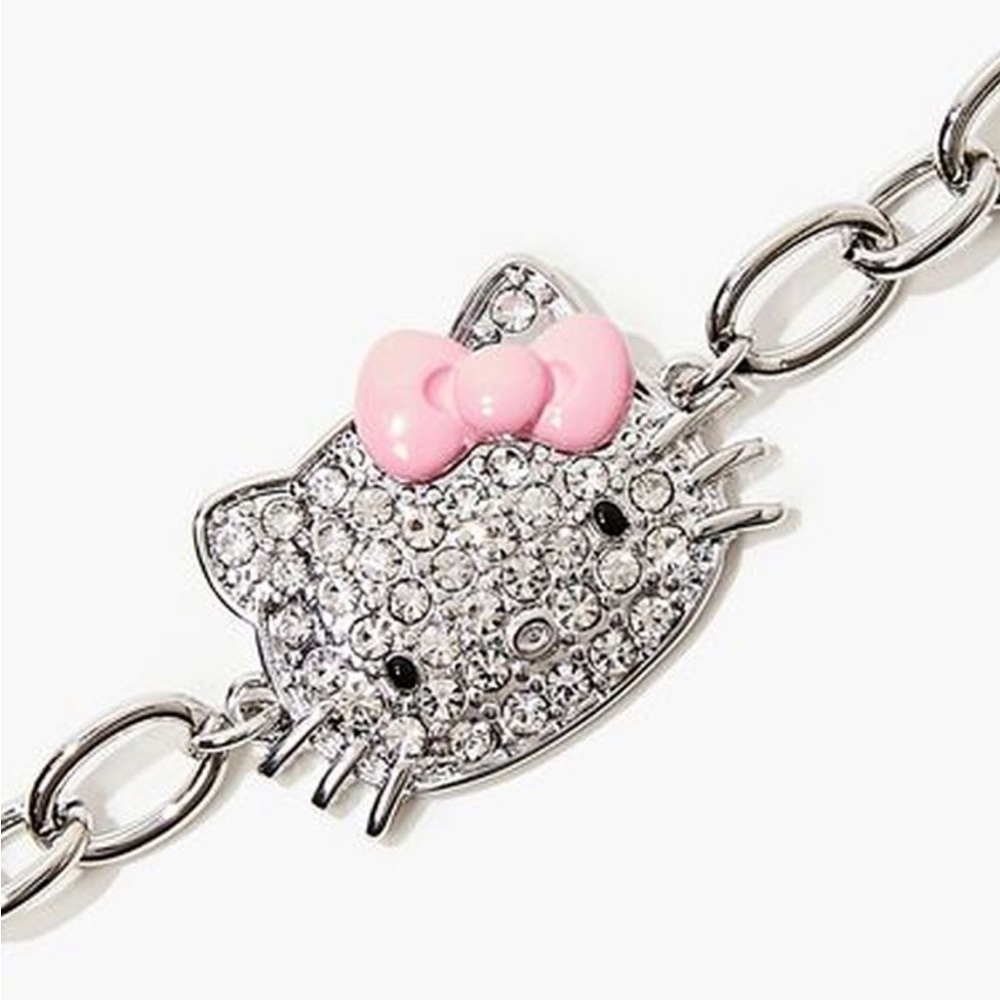NWT - Rhinestone Hello Kitty Charm Bracelet - Picture 2 of 6